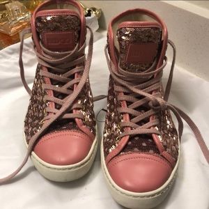 Red Valentino Glitter high tops size 36 6 US